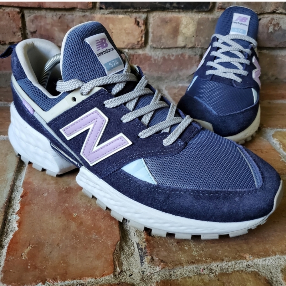 New Balance 574 Sport Purple Sneakers MS574GNA Men's Size 10